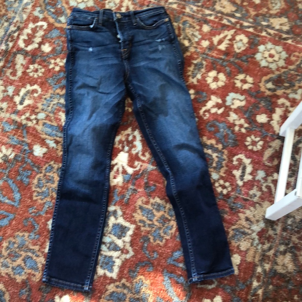 Hudson skinny crop jeans